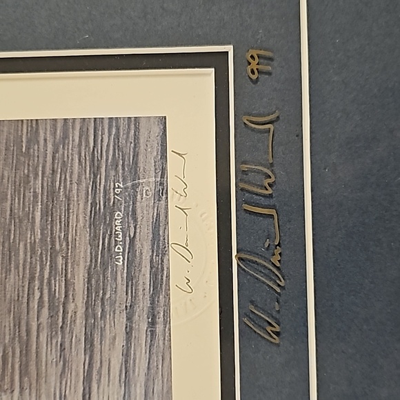 LEP, signed. Framed limited edition print "The Far Away People" - Picture 2 of 4